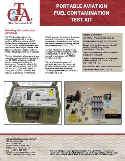 Fuel Test Kit